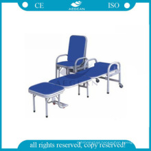 AG-AC002 with PU waterproof mattress cover hospital folding chair sleeping chair